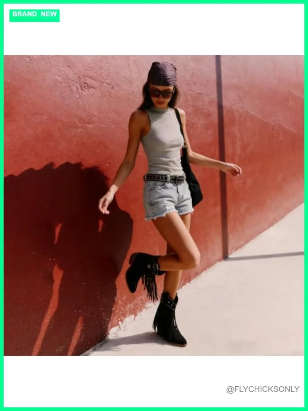 Layered Fringe Ankle Boots Pointed Toe Chunky Heel Suede Pull On